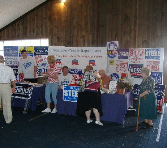 This year's edition of the Wicomico Republican Party's booth at the Farm and Home Show.